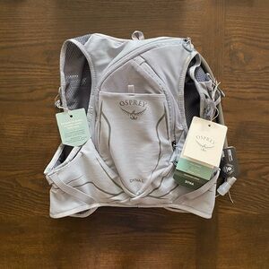 OSPREY Dyna 6 Running Vest, Slate Grey, Women's Fit, Size S